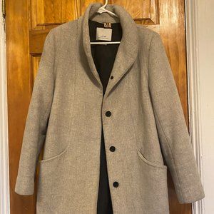 Wilfred Cocoon Coat - Grey